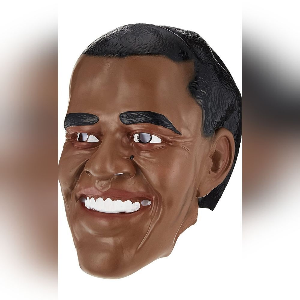 🩵Obama Latex Full Head Costume Mask